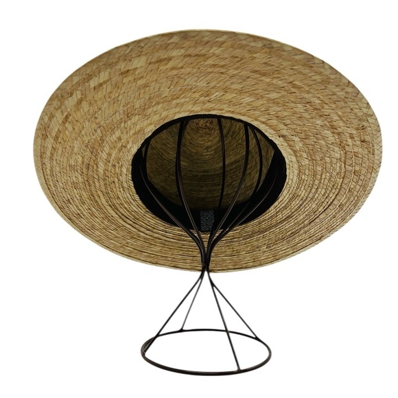 Lucca Couture Woven Straw Hat with Dark Brown Band main image 4
